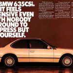 1988 BMW 635CSi Ad