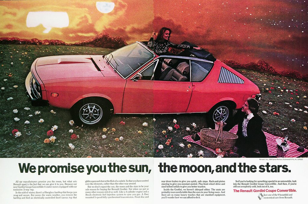 1974 Renault Gordini Ad