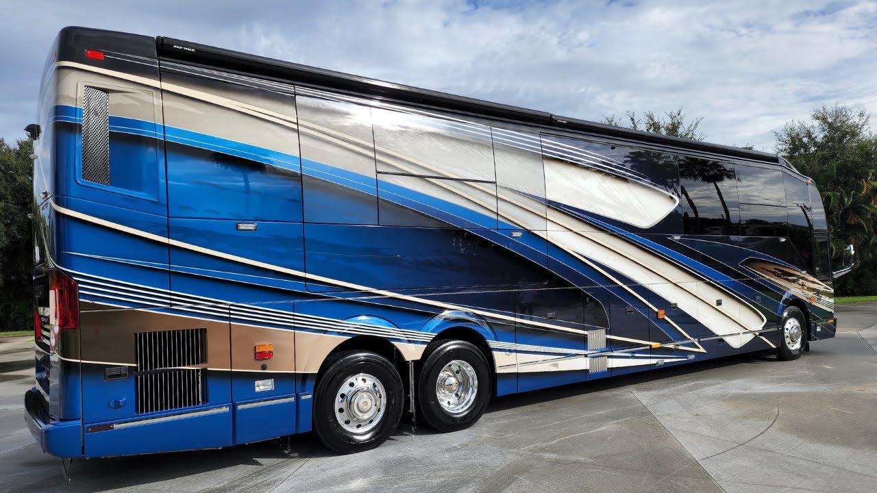 Motorhome Tour: Check Out How The Other Half Lives! This Prevost Motorhome Is Insane!